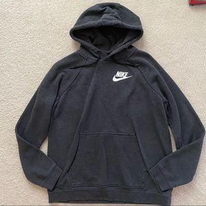 Gray Nike Fleece Hoodie